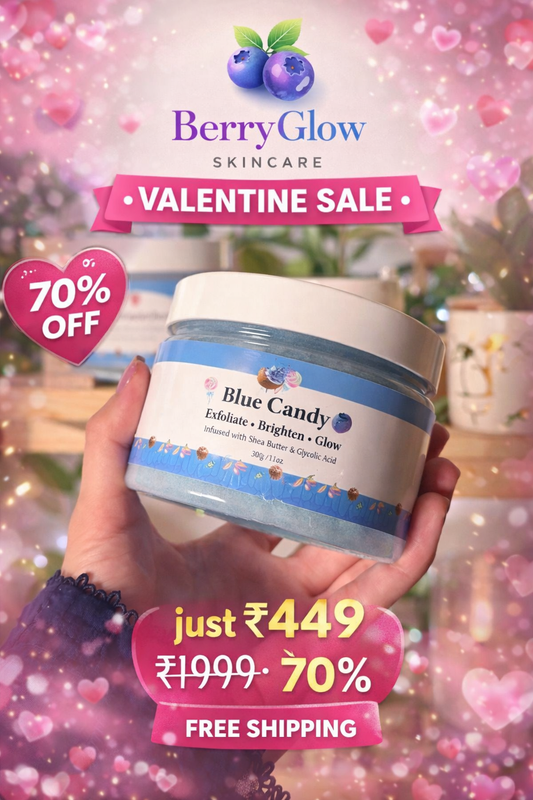 Blue Berry Flavor Scrub 300gm (Pack of 1)