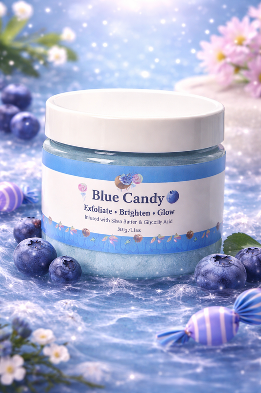 Blue Berry Flavor Scrub 300gm (Pack of 1)